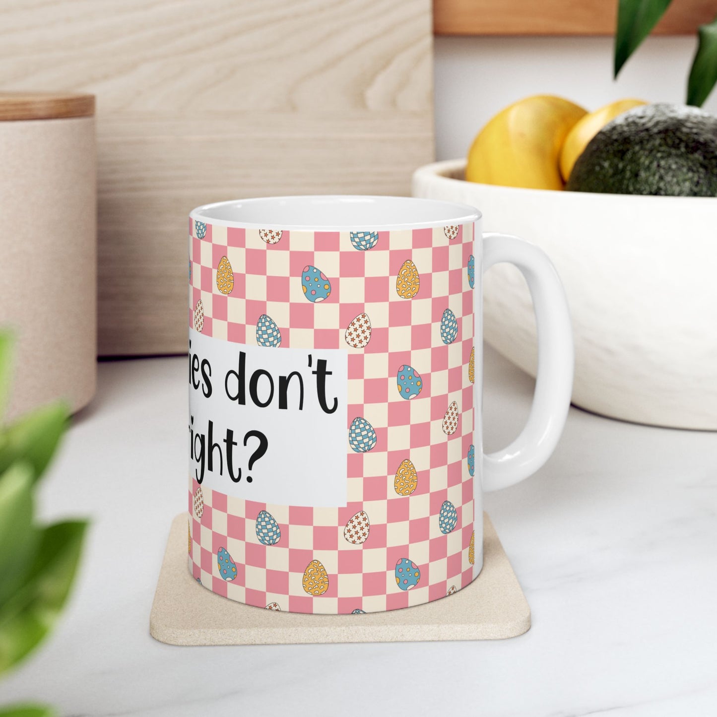 "Easter Calories Don’t Count, Right?" - Fun Spring Coffee Cup - Easter Mug