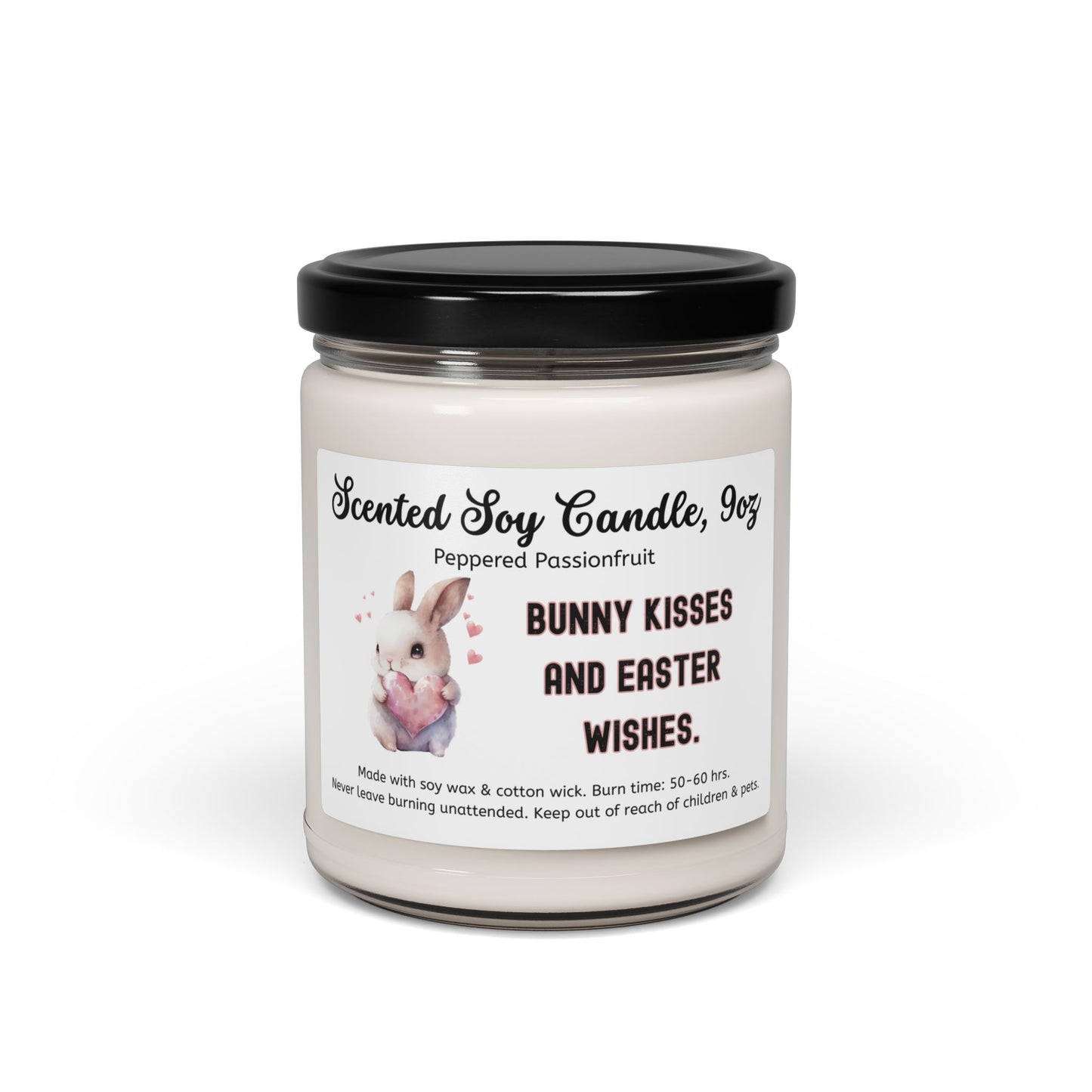🐰 Bunny Kisses and Easter Wishes.  Scented Soy Candle 9oz 🐣