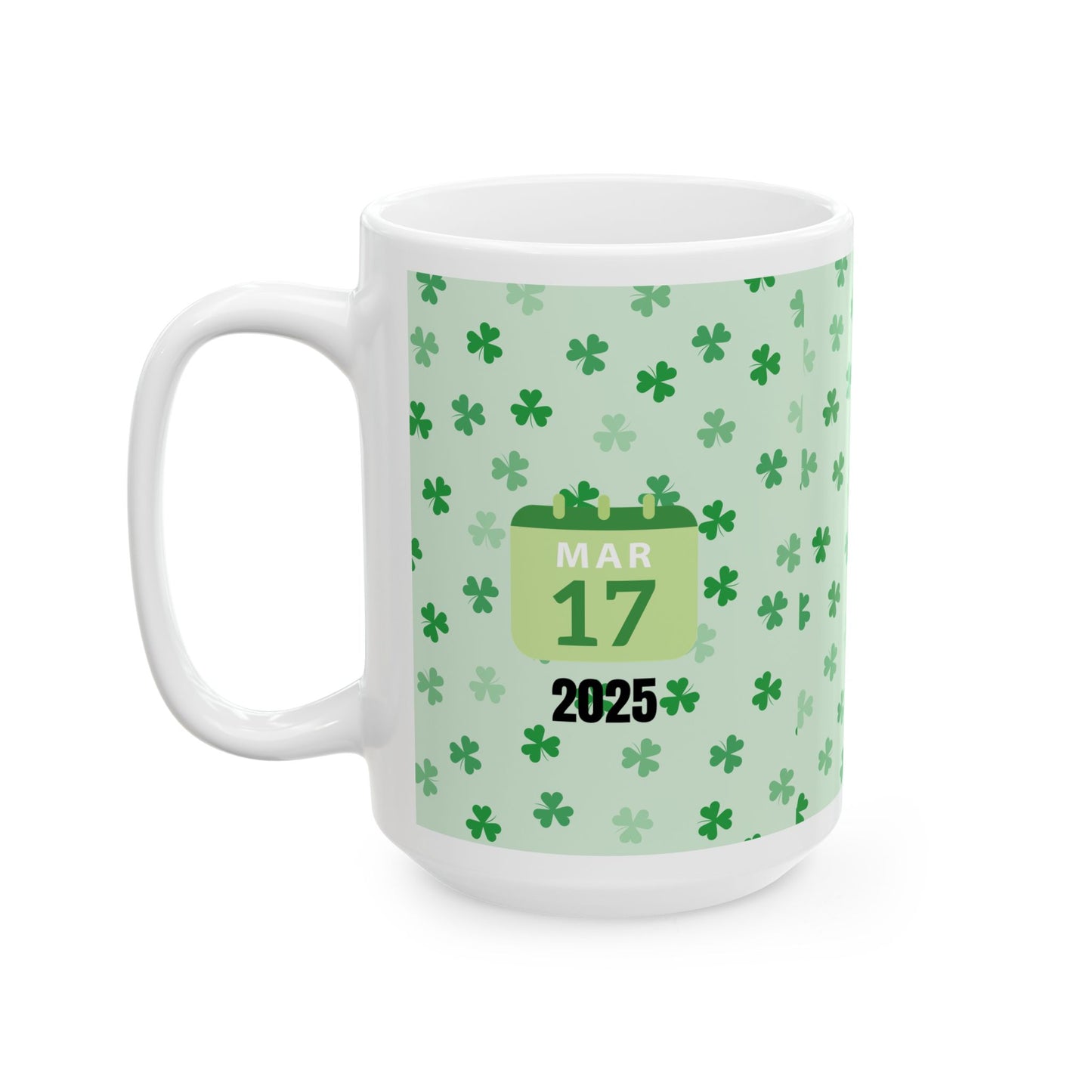 Lucky Shamrock Ceramic Mug - Perfect for St. Patrick's Day