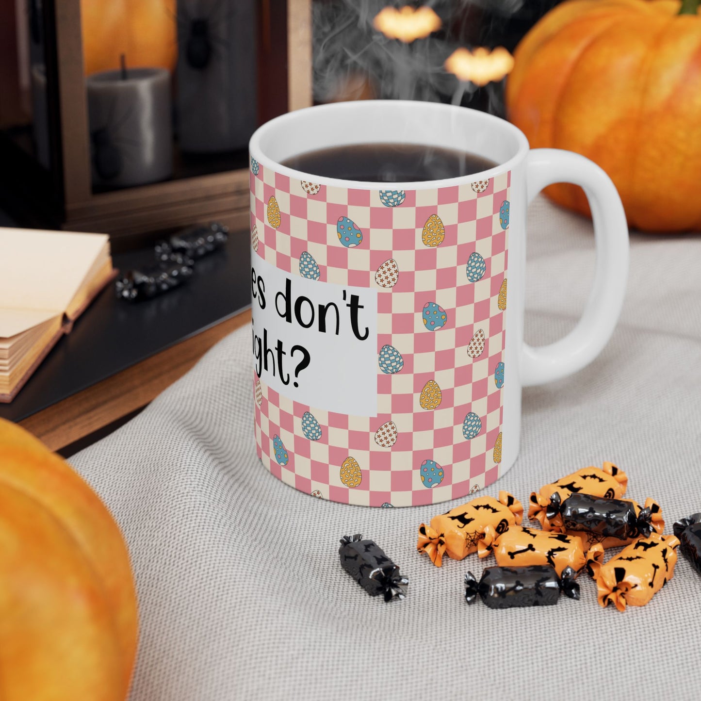 "Easter Calories Don’t Count, Right?" - Fun Spring Coffee Cup - Easter Mug