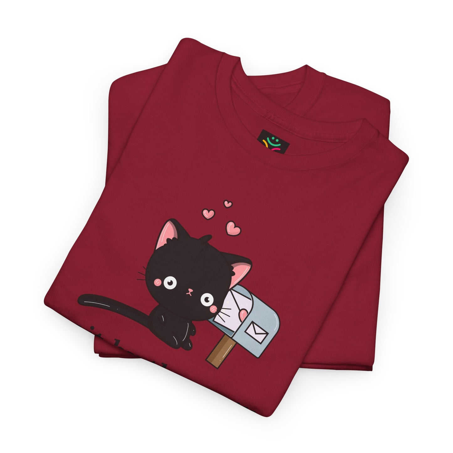 Cute Cat Love Tee - I’d Wait by the Mailbox Forever If It meant getting love from you!