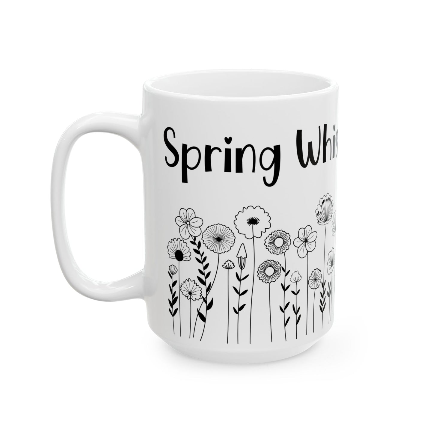 Eco‑Friendly Floral Mug – Spring Petal Tea & Coffee 11&15oz