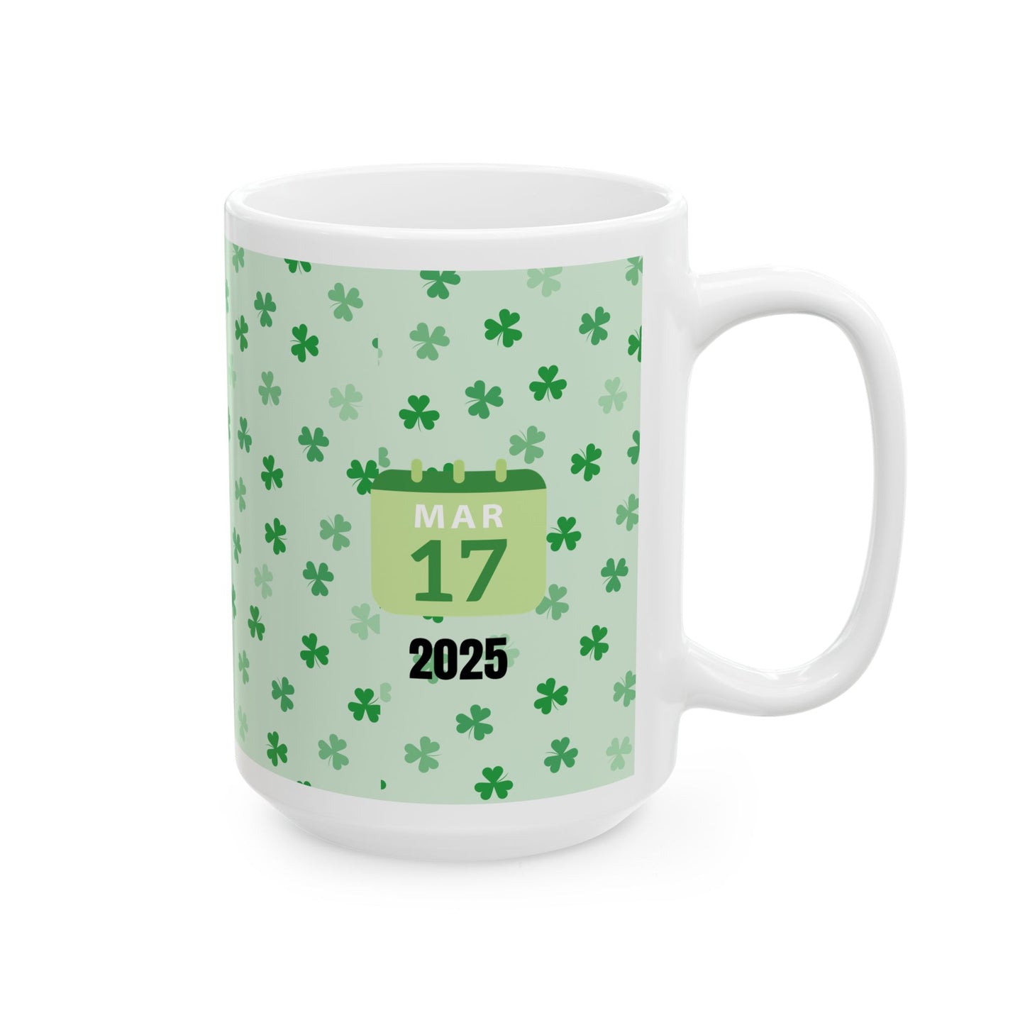 Lucky Shamrock Ceramic Mug - Perfect for St. Patrick's Day