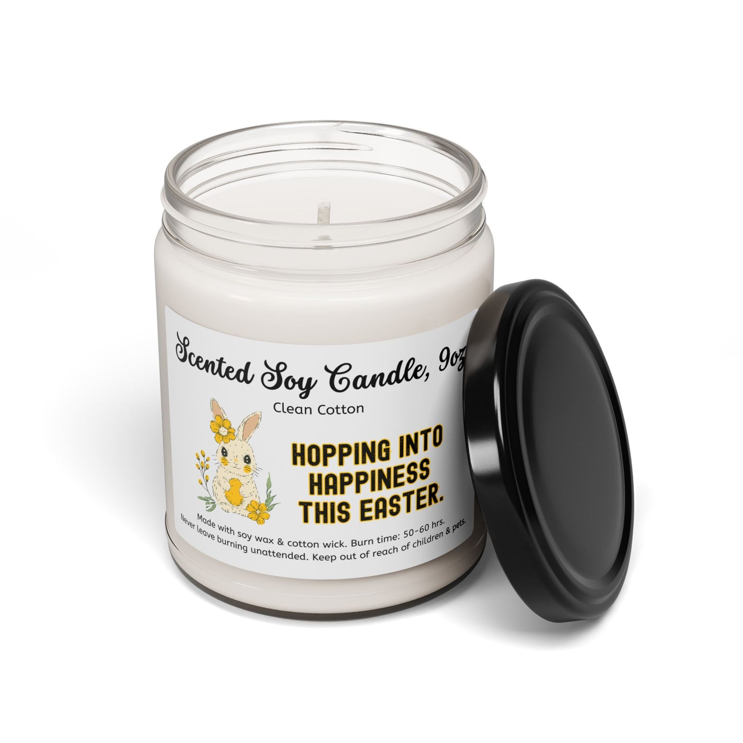 Hopping into happiness this Easter. Easter Scented Soy Candle 9oz