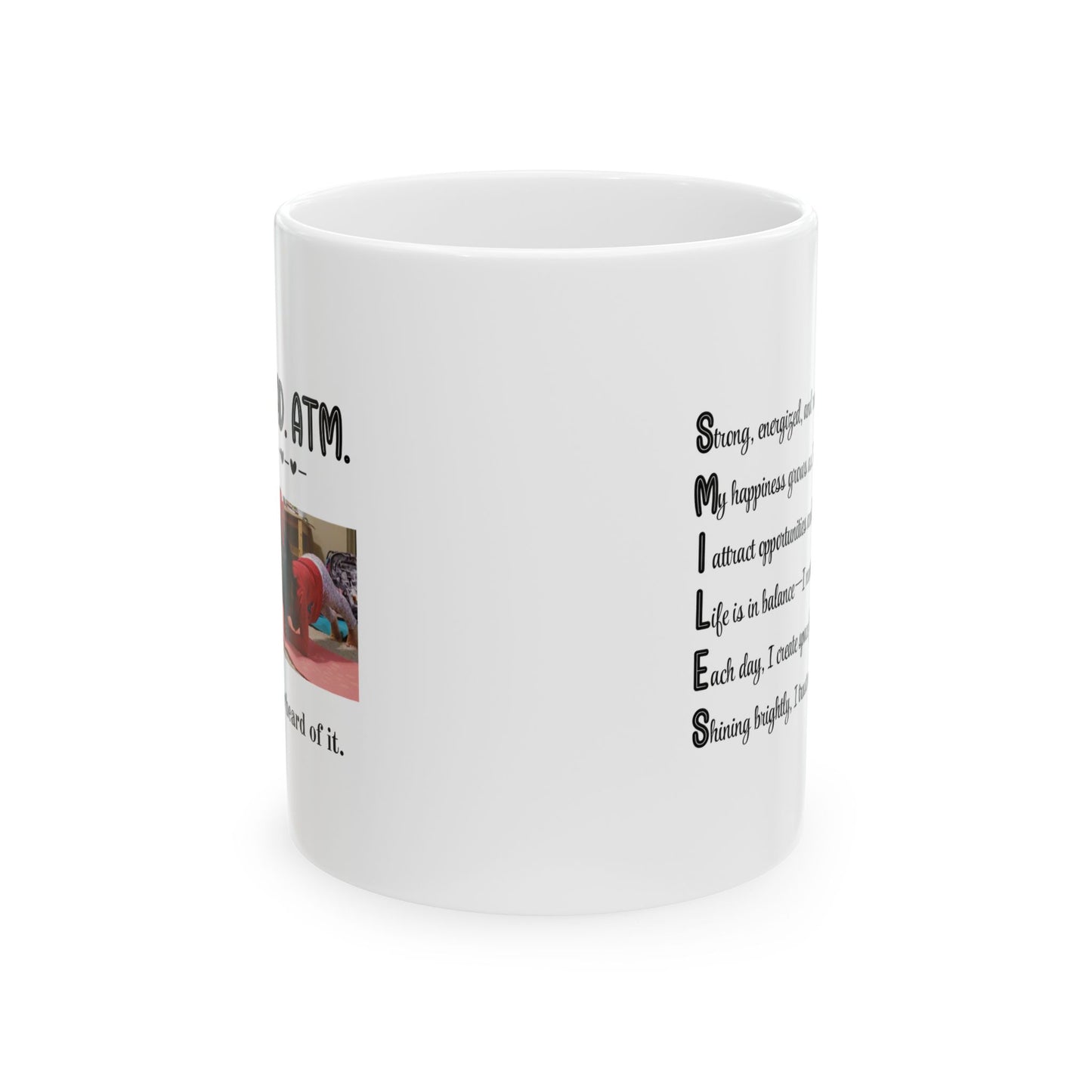 Customizable Funny Mug for Dads & Husbands – 'Husband. Dad. ATM. Off Season? Never Heard of It' Design with Daily Affirmations