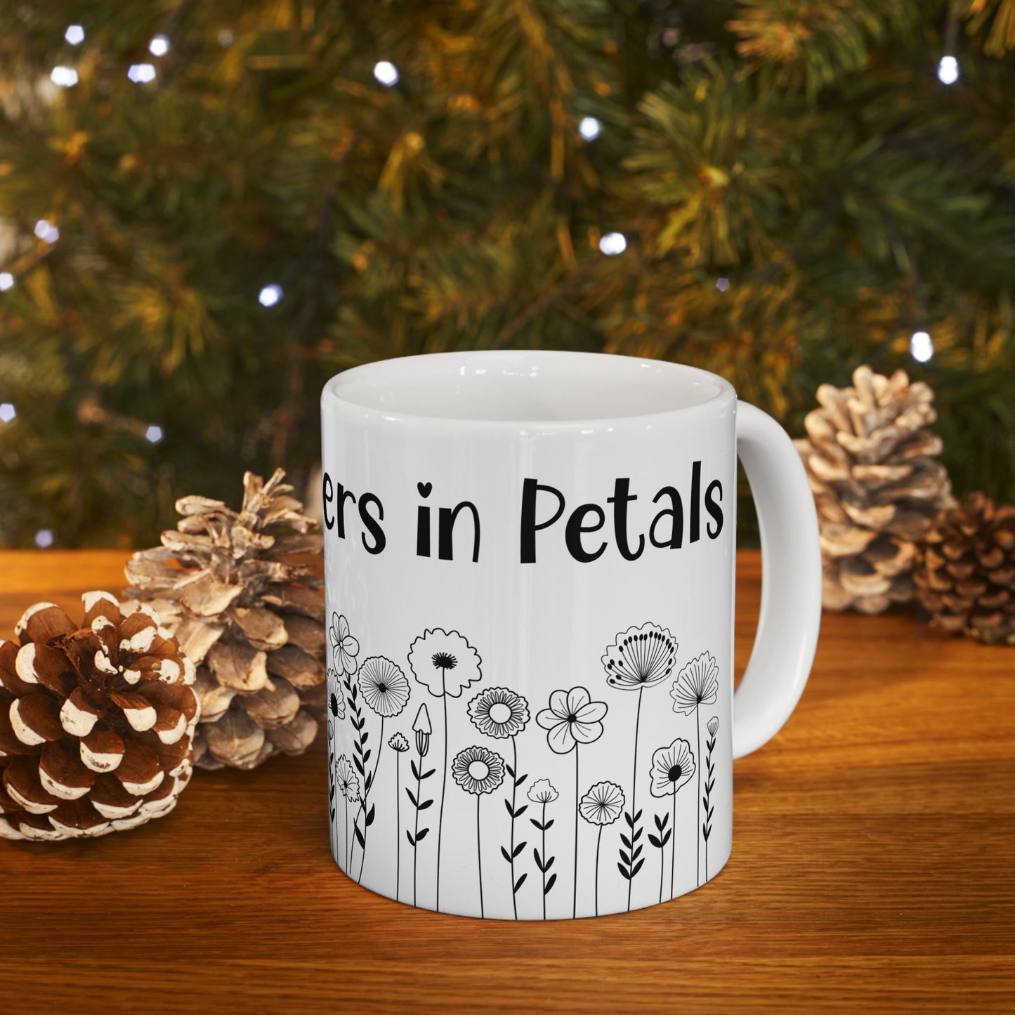 Eco‑Friendly Floral Mug – Spring Petal Tea & Coffee 11&15oz