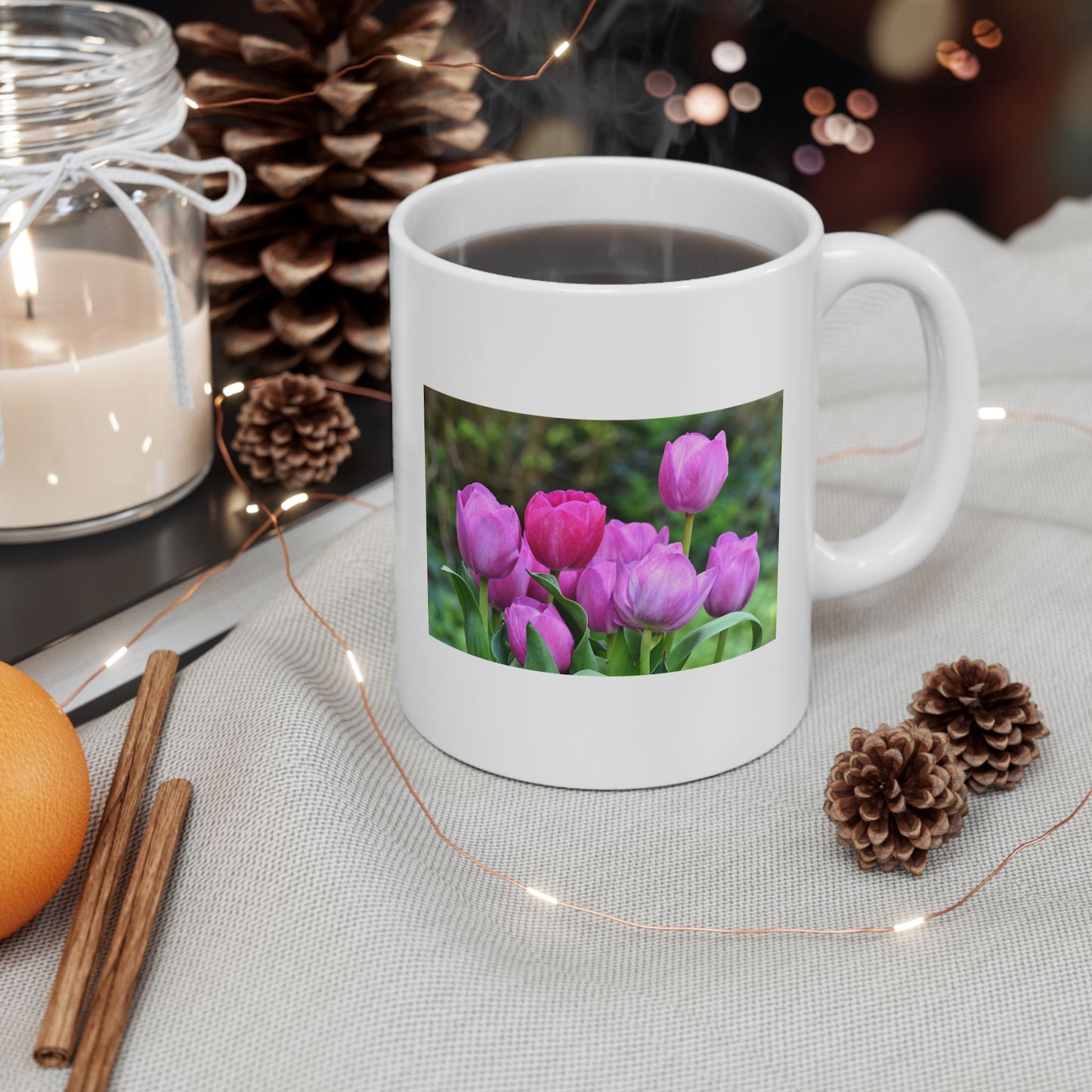 Inspirational Floral Mug – Nature Lover Gift for Coffee Joy
