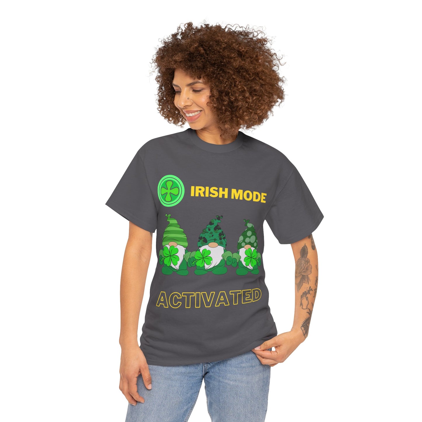 Irish Mode Activated - Unisex Heavy Cotton Tee