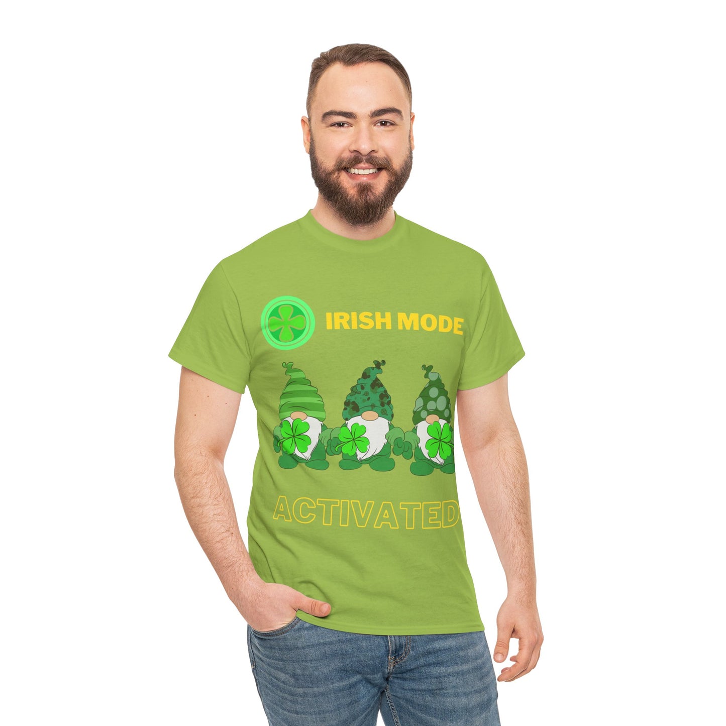 Irish Mode Activated - Unisex Heavy Cotton Tee