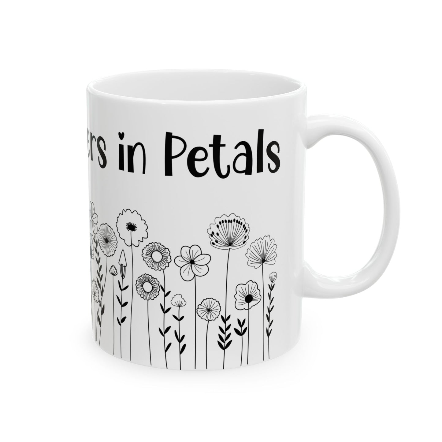Eco‑Friendly Floral Mug – Spring Petal Tea & Coffee 11&15oz