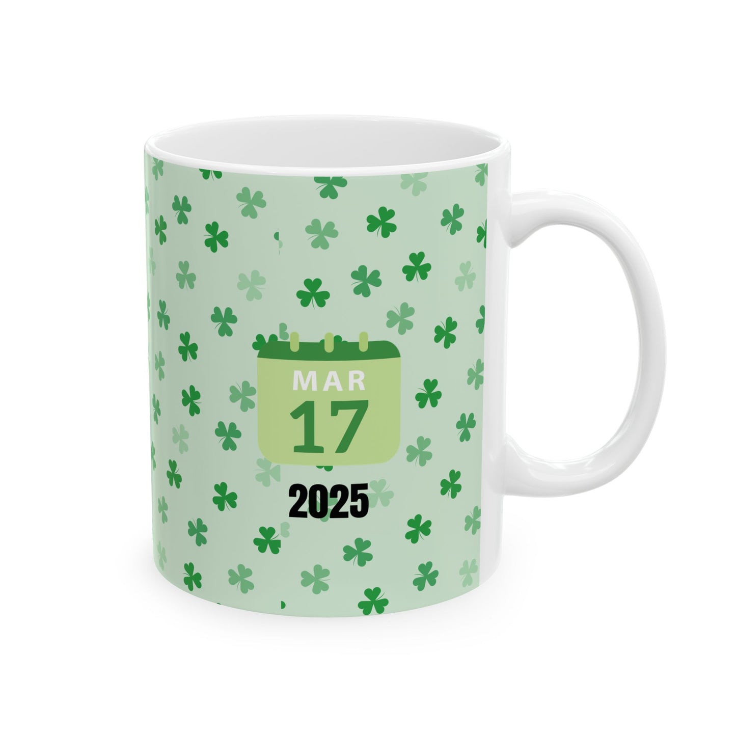 Lucky Shamrock Ceramic Mug - Perfect for St. Patrick's Day