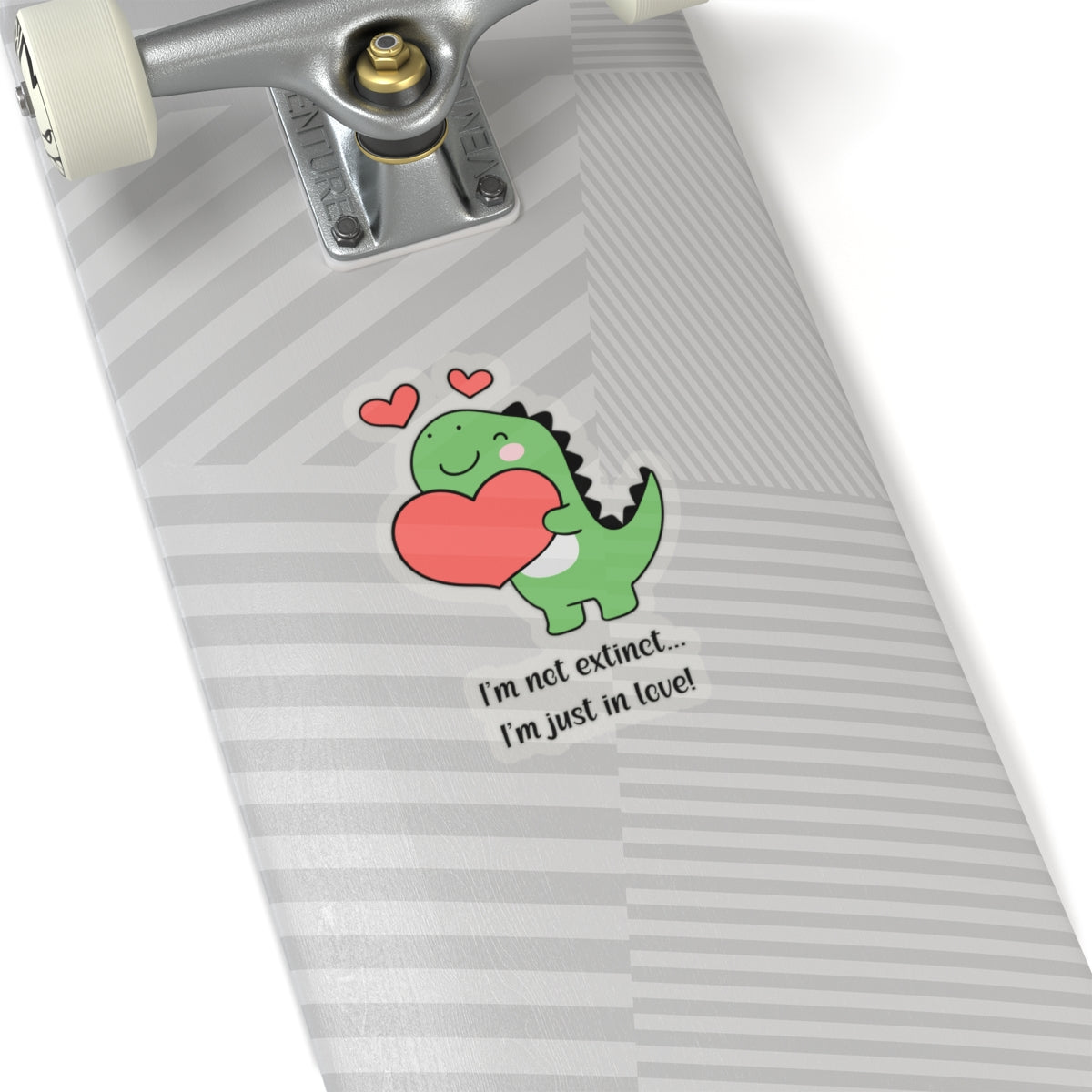 Cute Dinosaur Love Kiss-Cut Stickers – Perfect for Valentine's Day & Gifts