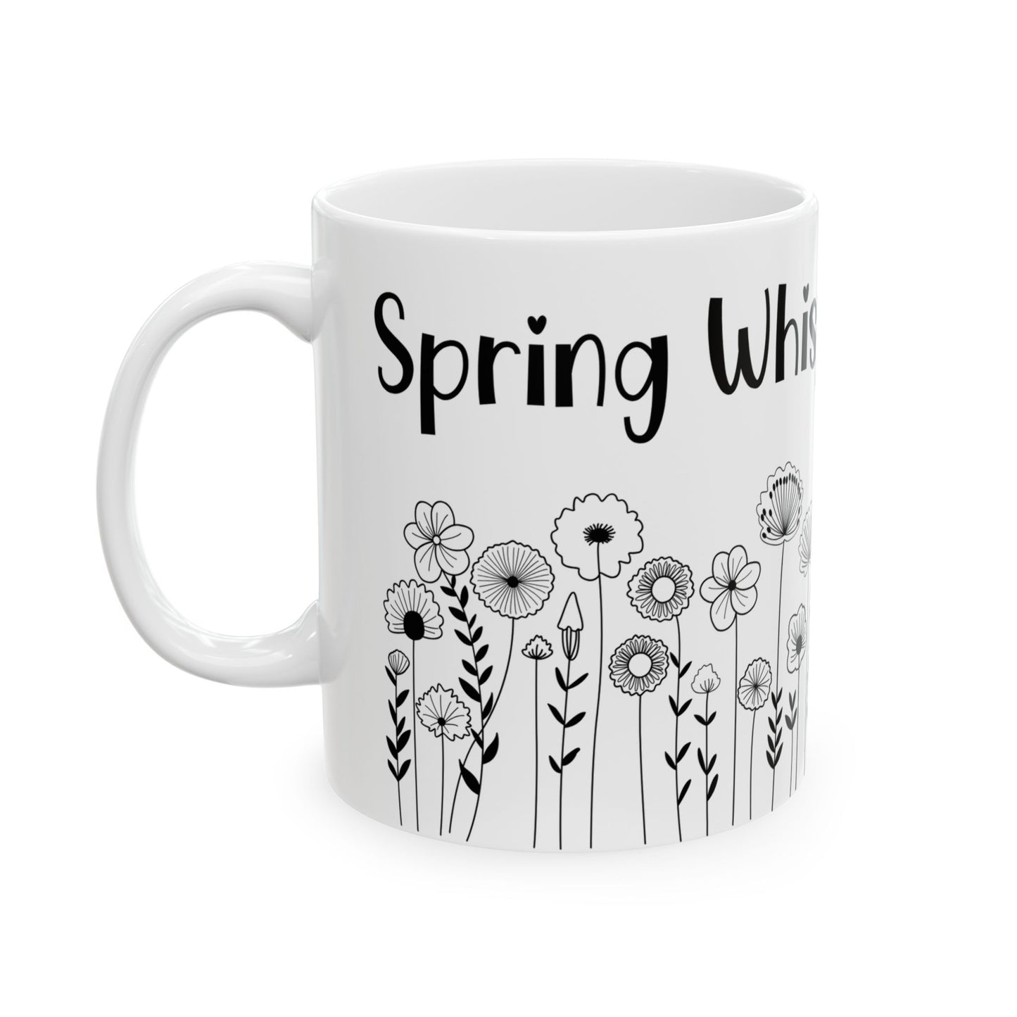 Eco‑Friendly Floral Mug – Spring Petal Tea & Coffee 11&15oz