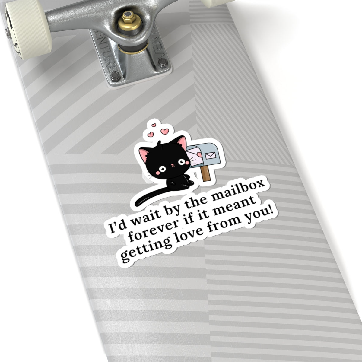 Cute Cat Mailbox Kiss-Cut Stickers - Perfect for Love Notes and Gifts