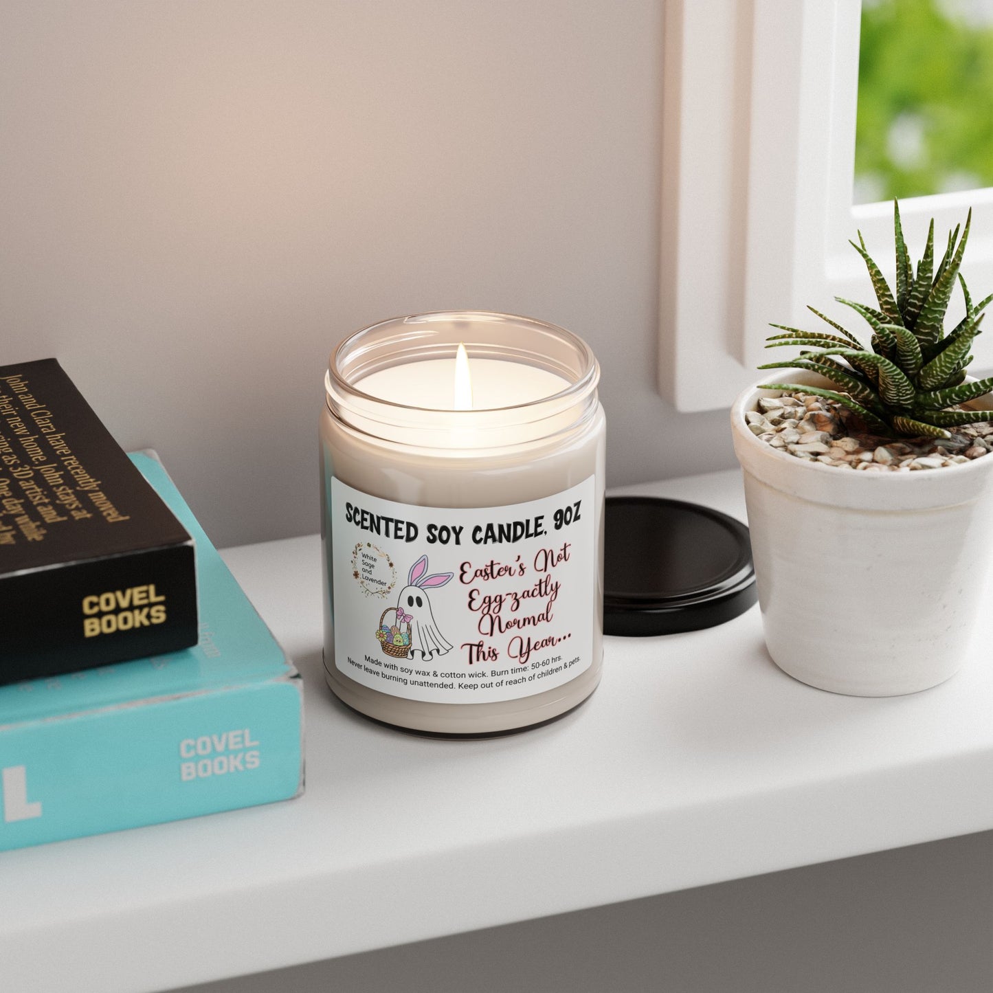 "Easter's Not Eggzactly Normal This Year" - Easter Scented Soy Candle 9oz