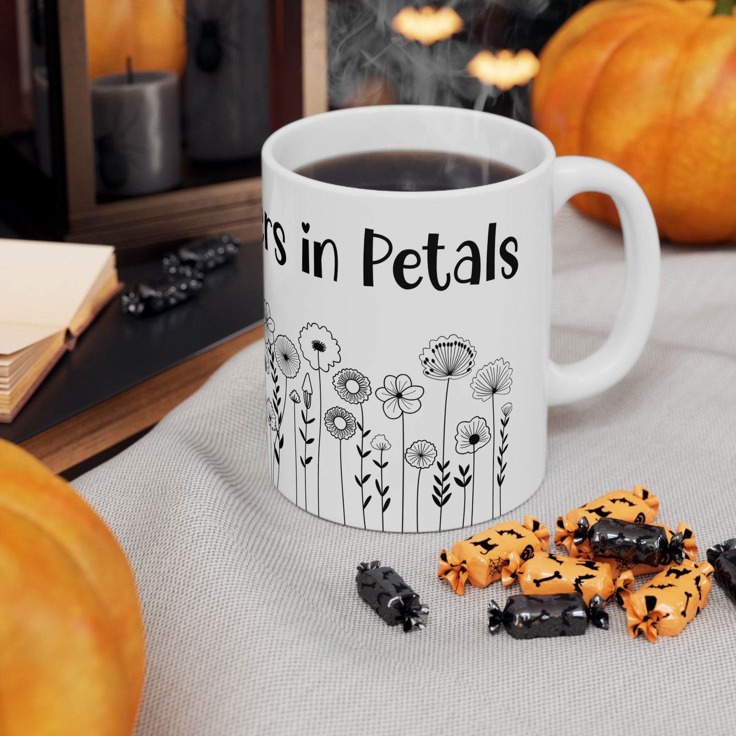 Eco‑Friendly Floral Mug – Spring Petal Tea & Coffee 11&15oz