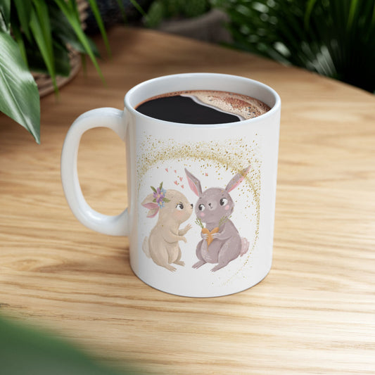 Spring Ceramic Mug – Personalized Friend Gift for Cozy Sips 11oz 15oz