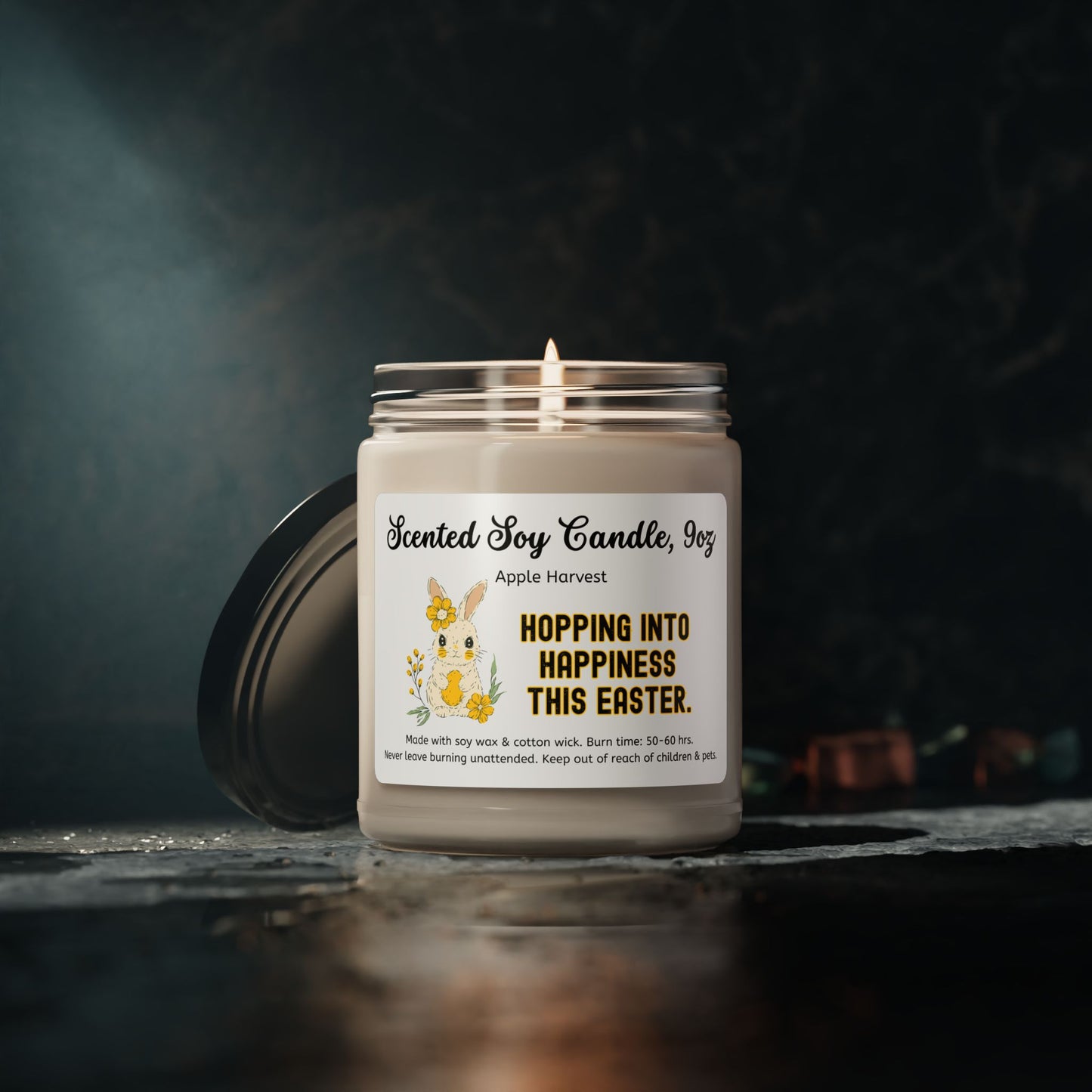 Hopping into happiness this Easter. Easter Scented Soy Candle 9oz