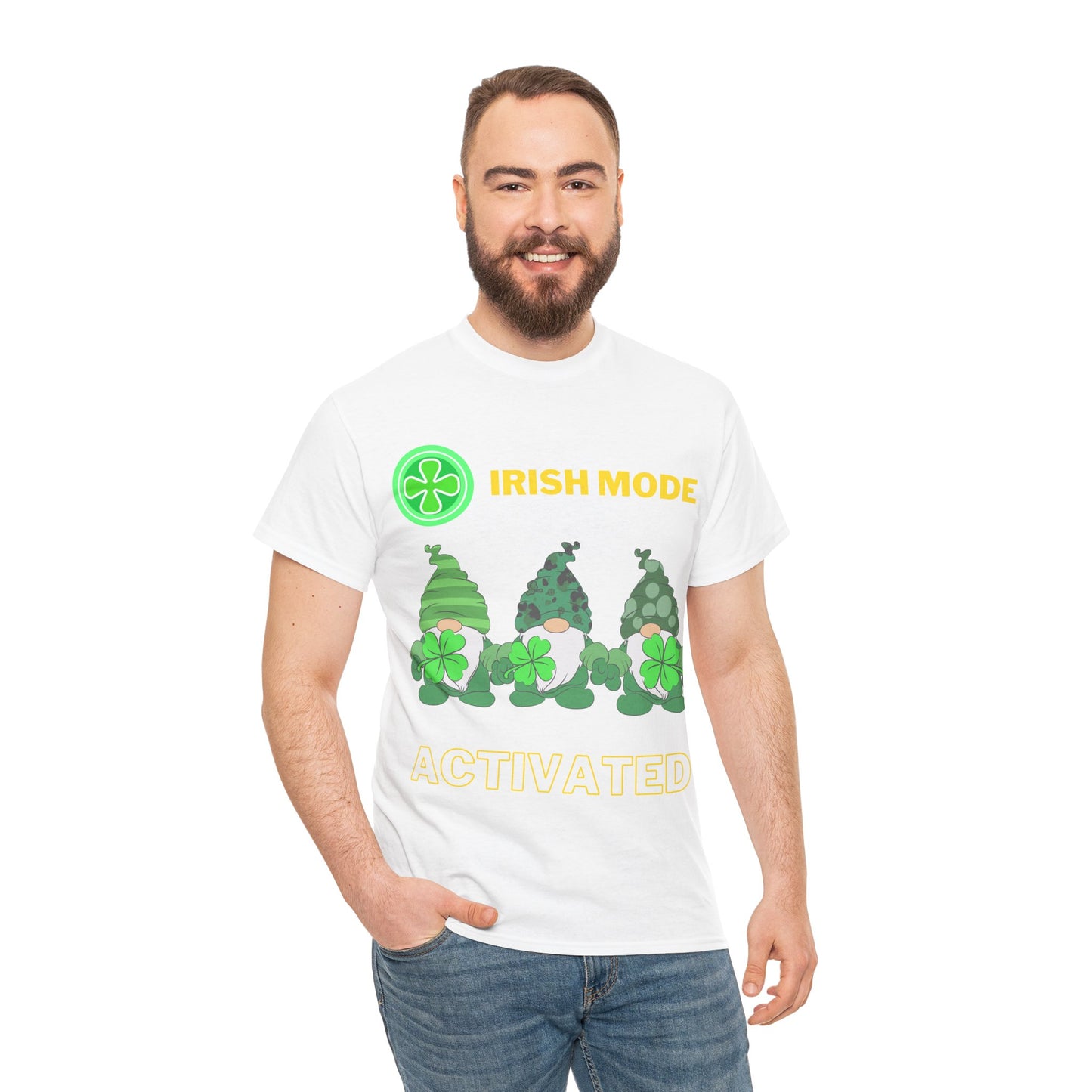 Irish Mode Activated - Unisex Heavy Cotton Tee