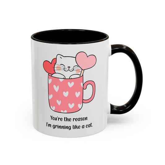 Grinning Like a Cat – Cute Cat Love Mug | Fun & Charming Gift