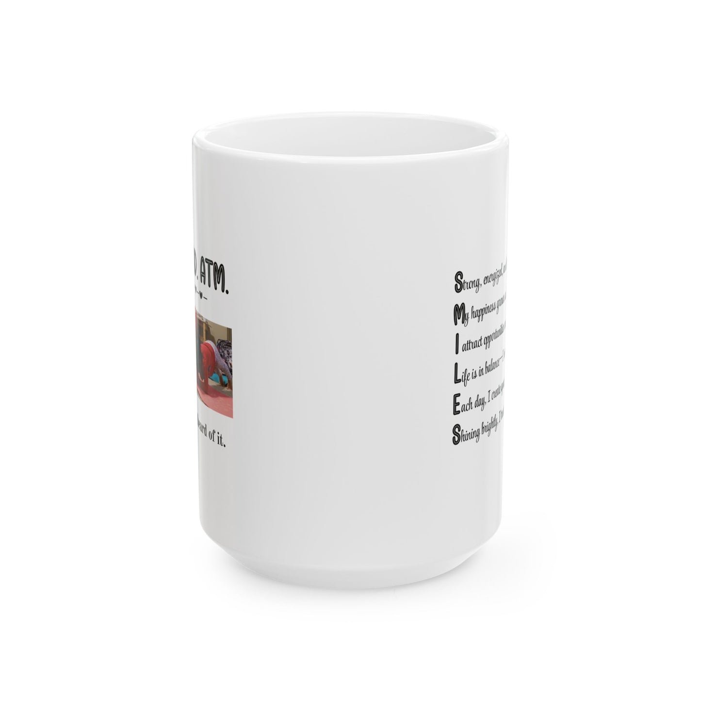 Customizable Funny Mug for Dads & Husbands – 'Husband. Dad. ATM. Off Season? Never Heard of It' Design with Daily Affirmations