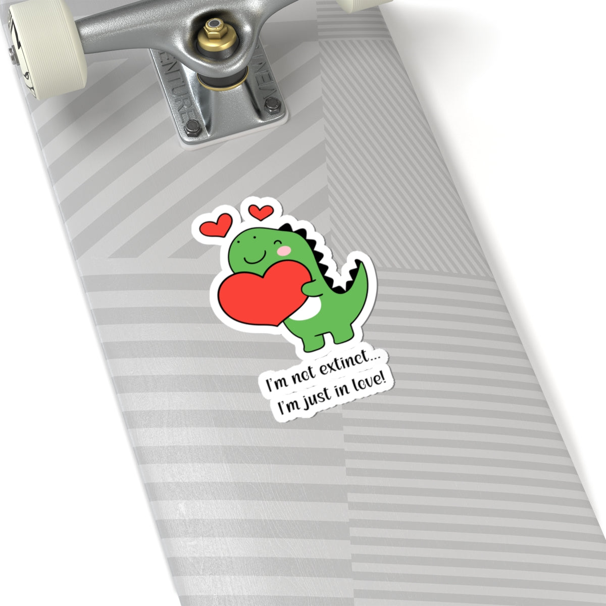 Cute Dinosaur Love Kiss-Cut Stickers – Perfect for Valentine's Day & Gifts