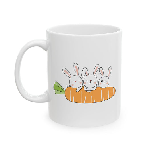 🥕 Somebunny’s Gotta Steer This Carrot – The Perfect Mug for a Hoppy Start! 🐰