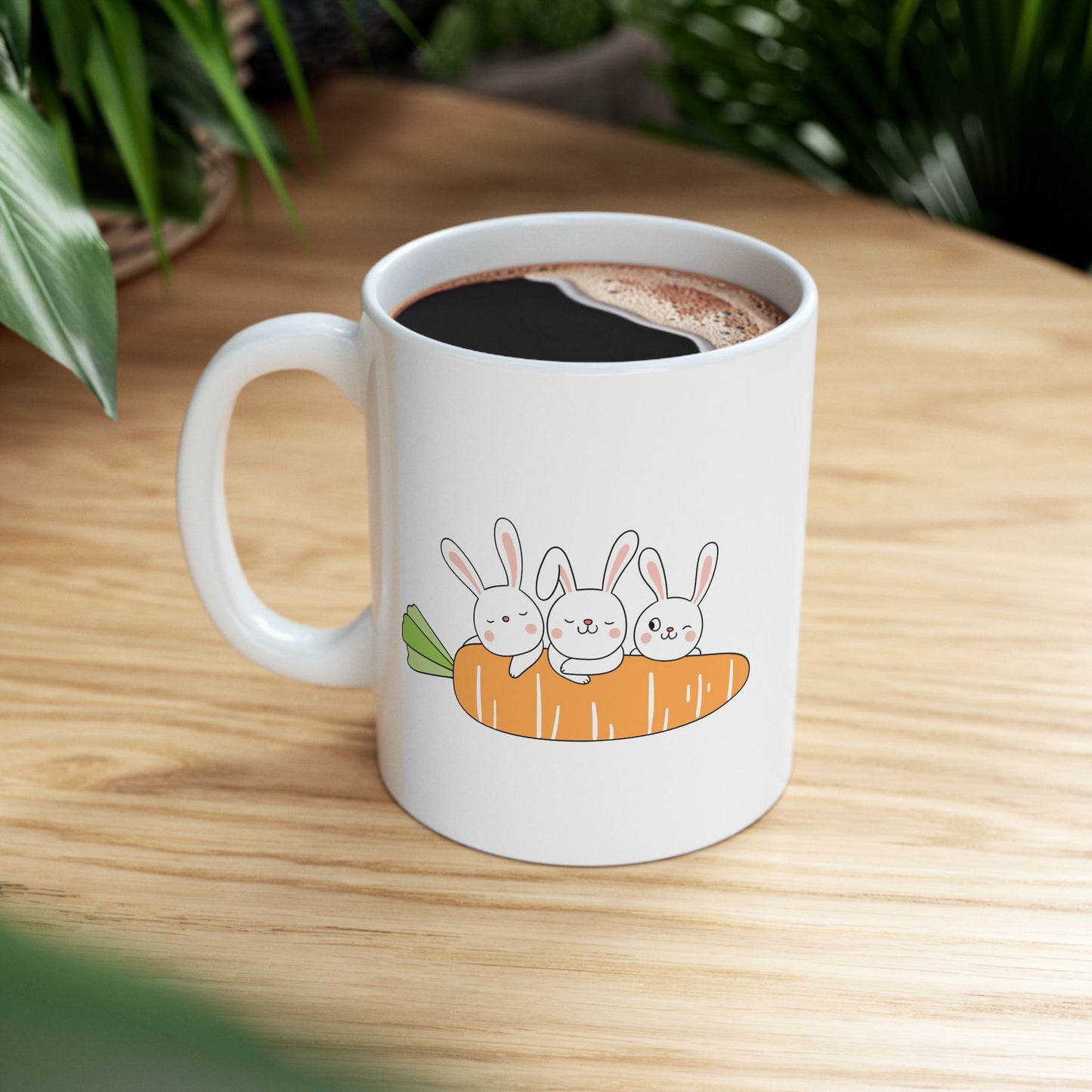 🥕 Somebunny’s Gotta Steer This Carrot – The Perfect Mug for a Hoppy Start! 🐰