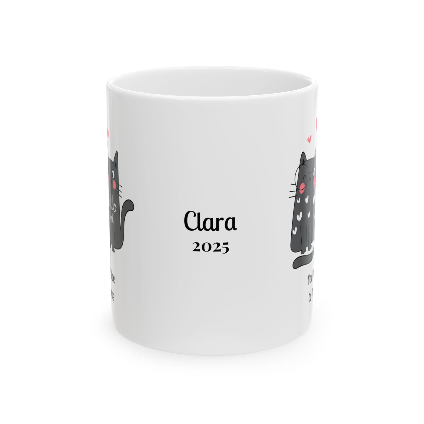 Personalized Cute & Funny Cat Mug – The Purr-fect Gift for Pet Owners!