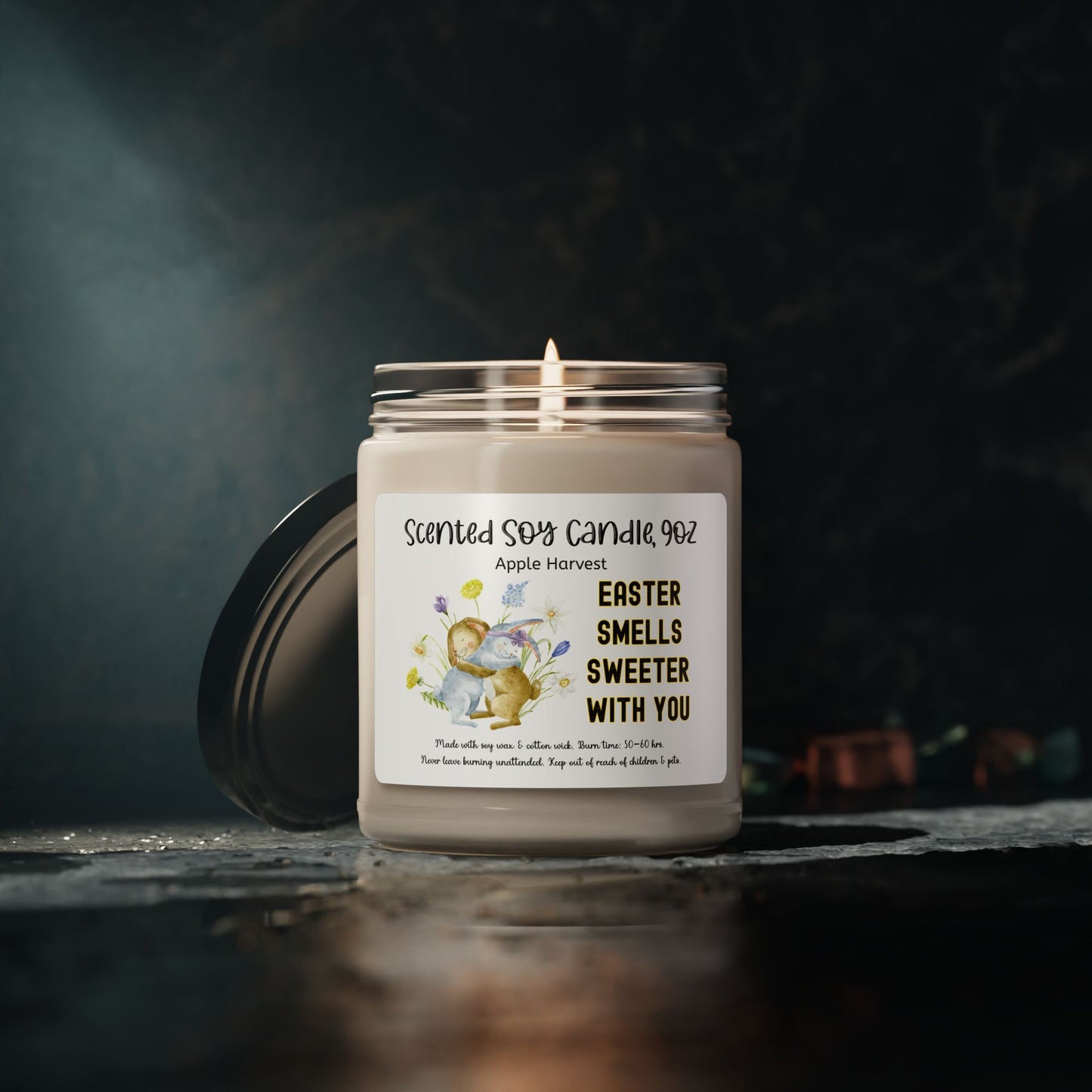 Easter Smells Sweeter With You - Scented Soy Candle - 9oz