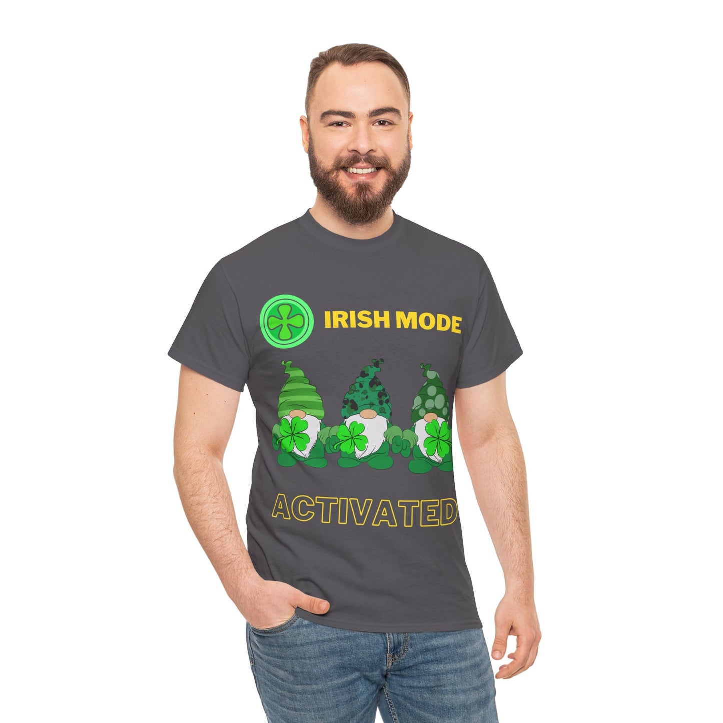 Irish Mode Activated - Unisex Heavy Cotton Tee