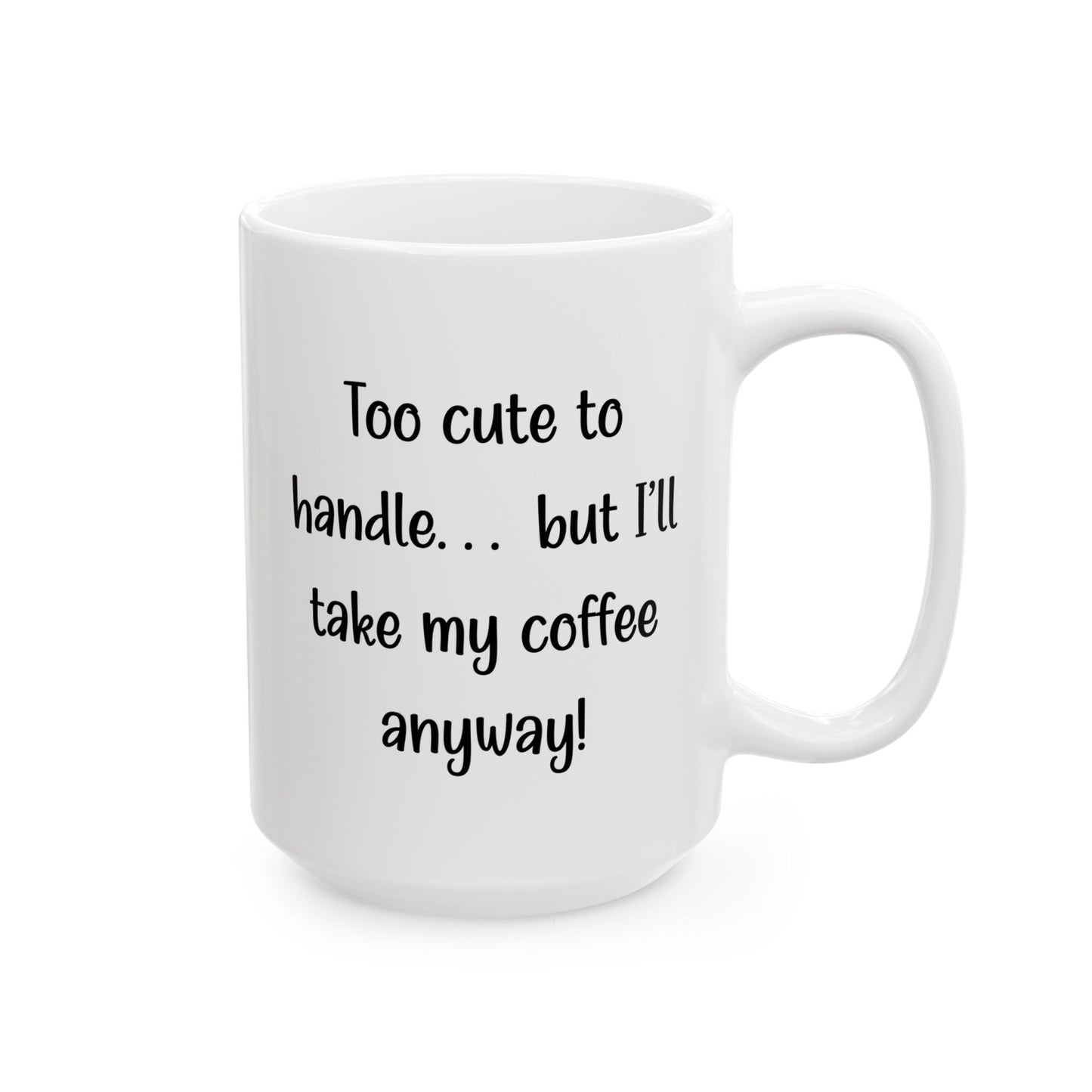 ☕ Too Cute to Handle... but I’ll take my coffee anyway! Cute Bunny Mug – Easter Gift🐾
