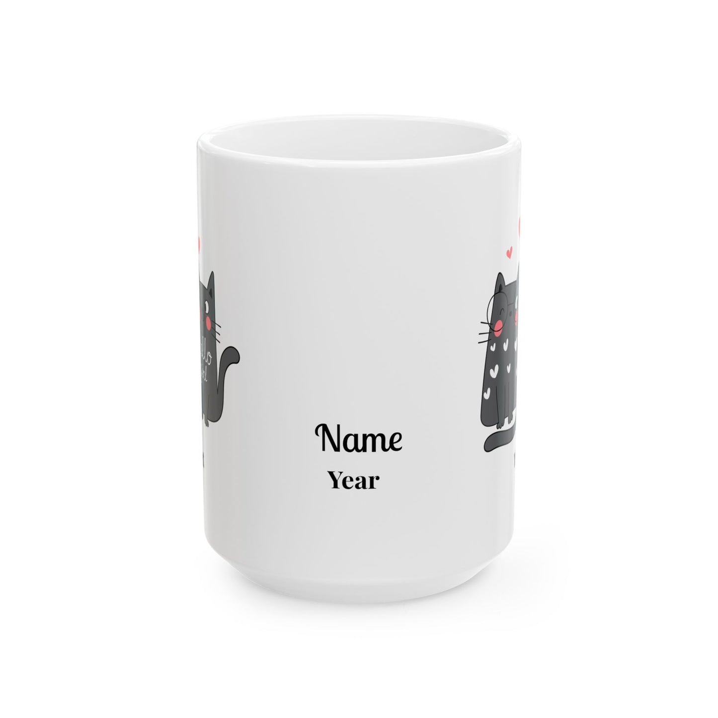 Personalized Cute & Funny Cat Mug – The Purr-fect Gift for Pet Owners!